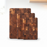 BoardMere complete acacia cutting board set β small, medium and large