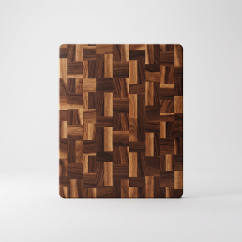 Large acacia cutting board with juice groove — BoardMere
